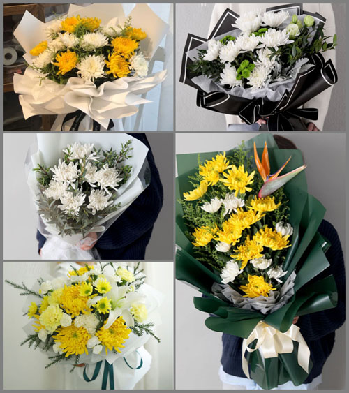 广东揭阳市普宁市军埠镇白事花束代送